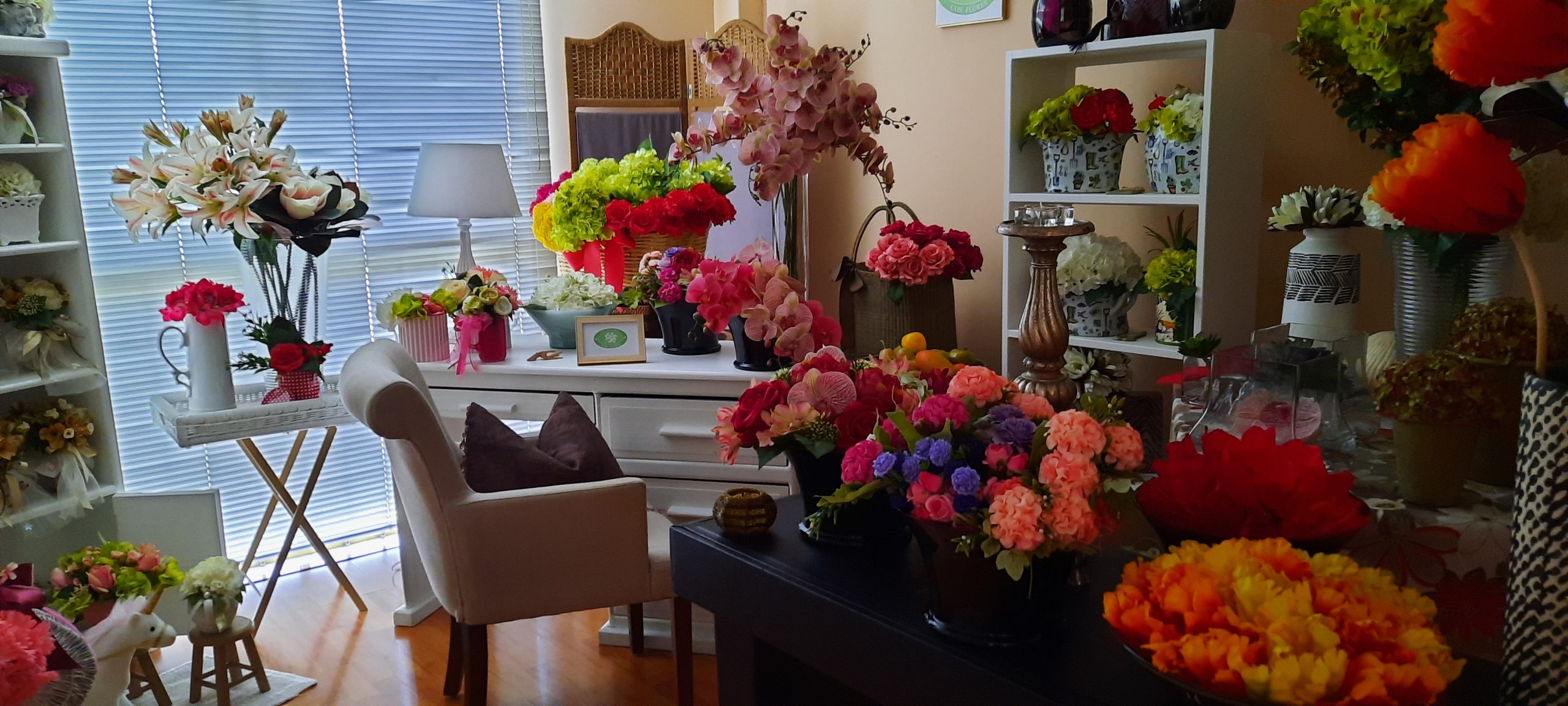 Estudio Lo decora con flores